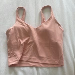 lululemon light peach align tank size 4